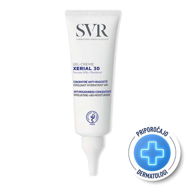  SVR Xerial 30, gel krema za telo (75 ml)