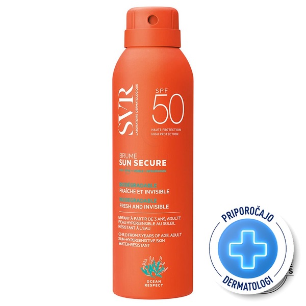 SVR Sun Secure Mist, sprej za zaščito pred soncem - ZF 50+ (200 ml)