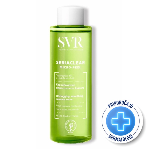 SVR Sebiaclear Micro-peel, mikro piling losjon (150 ml)