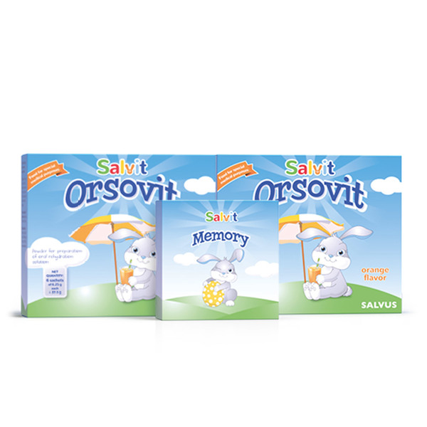 Salvit Orsovit, vrečka - paket (2 x 6,25 g) - okus pomaranče