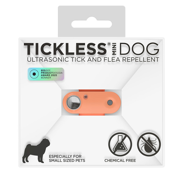 Tickless Mini, ultrazvočni odganjalec klopov in bolh (marelična)