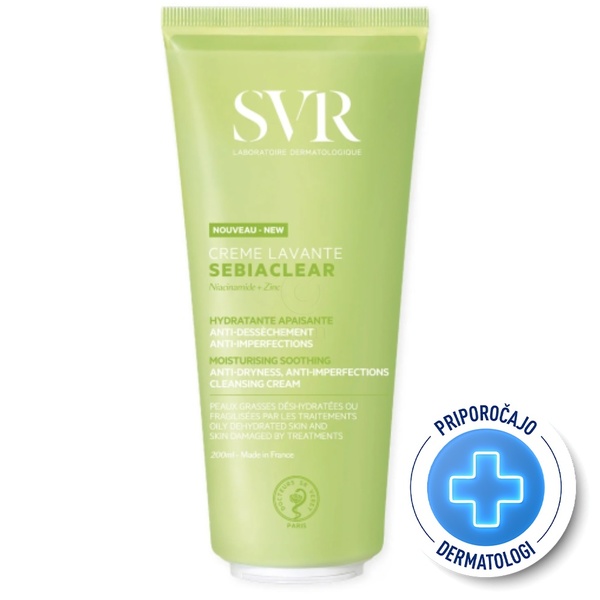  SVR Sebiaclear, krema za umivanje (200 ml)