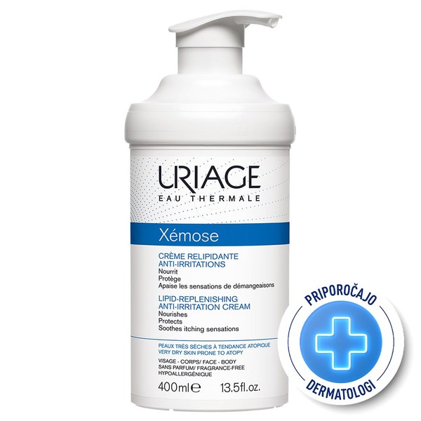 Uriage Xémose, emolientna krema (400 ml)