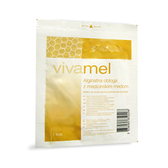 Vivamel, obloga z medicinskim medom 5x5 cm (10 oblog)