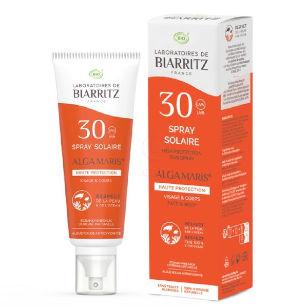 Biarritz BIO, sprej za sončenje - ZF 30 (100 ml)