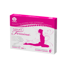 Natura Femina, tamponi z aplikatorjem Mini (6 tamponov)