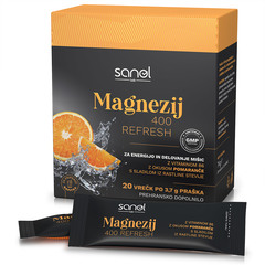 Sanol LAB Magnezij 400 Refresh, vrečke (20 x 3,7 g)