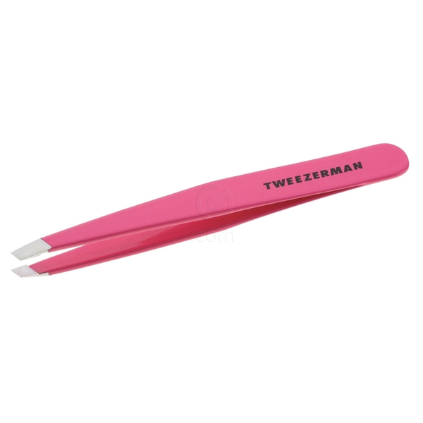 Tweezerman Slant Tweezer, pinceta s poševno konico - Pretty In Pink (1 pinceta)