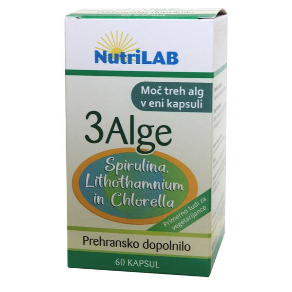 Nutrilab 3Alge, kapsule (60 kapsul)