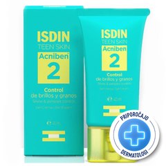 ISDIN Acniben Shine & Pimples Control, gel krema za nadzor sijaja in nego aken (40 ml)