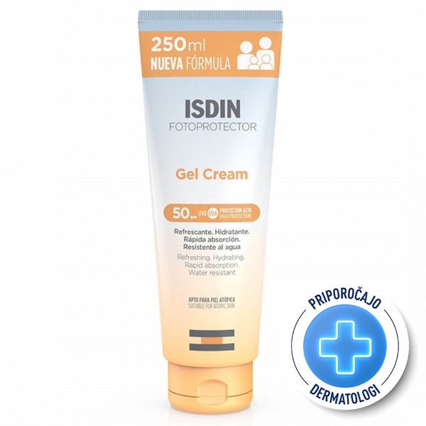 ISDIN Sun Fotoprotector, gel krema za telo - ZF50 (250 ml)