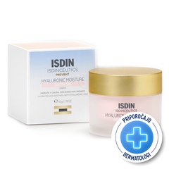 ISDIN Isdinceutics Prevent Hyaluronic Moisture Sensitive skin, hialuronska vlažilna krema za občutljivo kožo (50 ml)