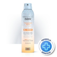 ISDIN Sun Fotoprotector, prozoren sprej za telo Wet Skin - ZF50 (250 ml)