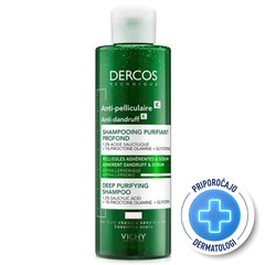 Vichy Dercos Anti dandruff K, šampon proti lepljivemu prhljaju in sebumu (250 ml)