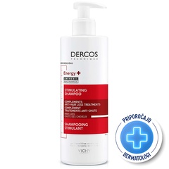 Vichy Dercos Aminexil Energisant, šampon proti izpadanju las (400 ml)
