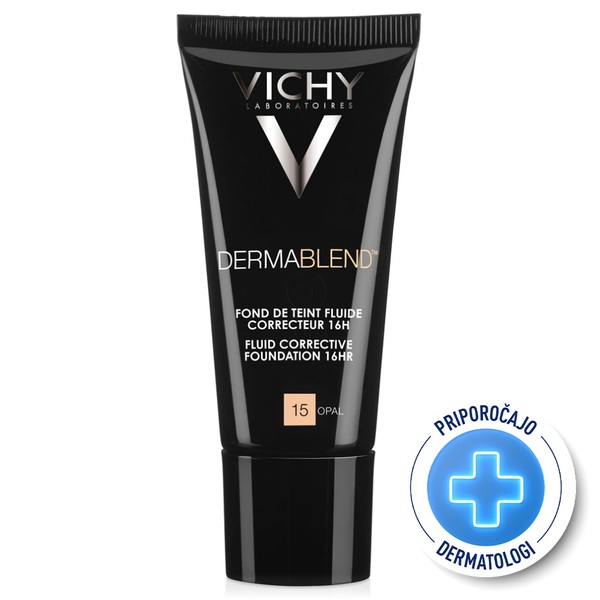 Vichy Dermablend-15-Opal, tekoči korektivni puder (30 ml) 