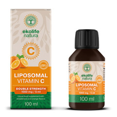 Ekolife Natura liposomski vitamin C 1.000 mg, tekočina (100 ml)