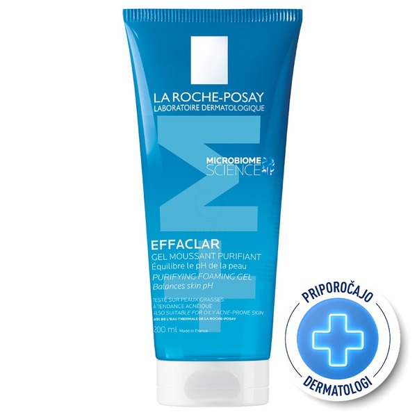 LRP Effaclar +M, peneči čistilni gel (200 ml)