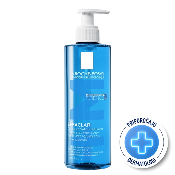 LRP Effaclar +M, peneči čistilni gel (400 ml) 