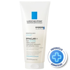 LRP Effaclar H Iso-Biome, pomirjujoča čistilna krema proti nepravilnostim (200 ml)