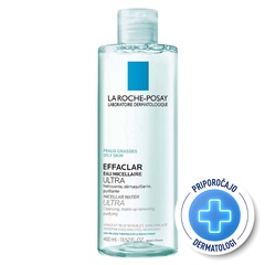 LRP Effaclar Ultra, micelarna voda za mastno in občutljivo kožo (400 ml)