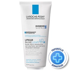 LRP Lipikar Baume AP+M Light Eco, lahki balzam s trojnim delovanjem (200 ml)