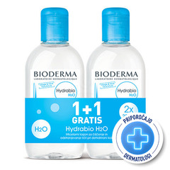 Bioderma Hydrabio H2O, micelarni losjon - paket (2 x 250 ml)