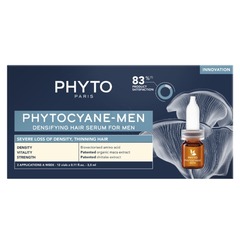 Phytocyane, nega proti progresivnemu izpadanju las za moške (12 x 3,5 ml)