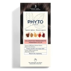 Phytocyane Phytocolor, set za barvanje las - temno bordo 3 (1 set)