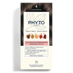 Phytocyane Phytocolor, set za barvanje las - rjava 4 (1 set) 