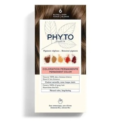 Phytocyane Phytocolor, set za barvanje las - temno blod 6 (1 set) 