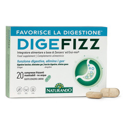 Digefizz Naturando, šumeče žvečljive tablete (20 tablet)