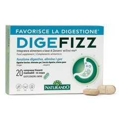 Digefizz Naturando, šumeče žvečljive tablete (20 tablet)