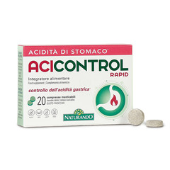 Naturando Acicontrol Rapid, tablete (20 žvečljivih tablet)