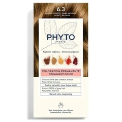 Phytocyane Phytocolor, set za barvanje las - temno zlata blond 6.3 (1 set) 