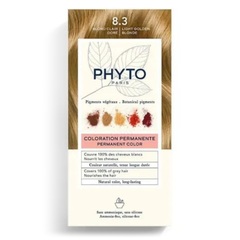 Phytocyane Phytocolor, set za barvanje las - svetlo zlata blond 8.3 (1 set)