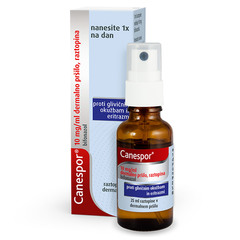 Canespor 10 mg/ml, dermalno pršilo (25 ml raztopina)