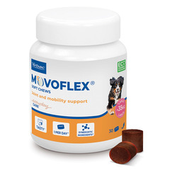 Movoflex Virbac, mehke žvečilke za podporo sklepom in gibljivosti za pse nad 35 kg - velikost L (30 žvečilk)