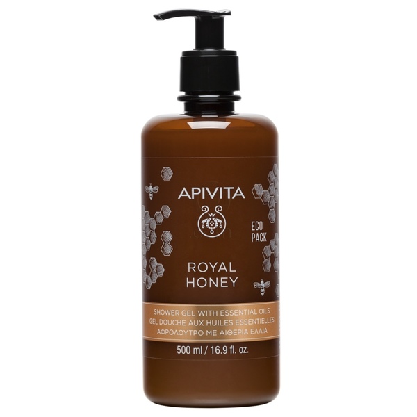 Apivita Royal Honey, gel za tuširanje z eteričnimi olji (500 ml)