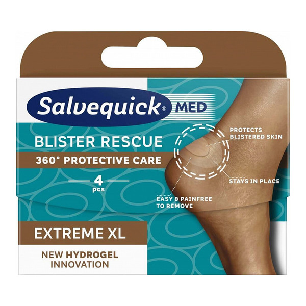 Salvequick Med Extreme, obliži za žulje - velikost XL (4 obliži)