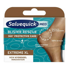 Salvequick Med Extreme, obliži za žulje - velikost XL (4 obliži)