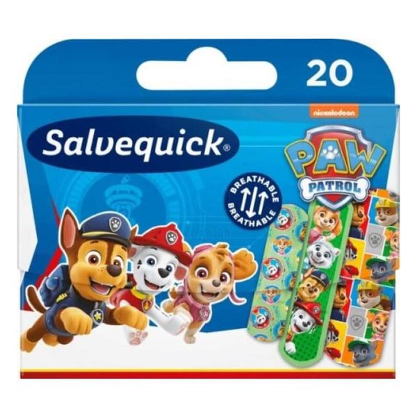 Salvequick Paw Patrol, otroški obliži (20 obližev)