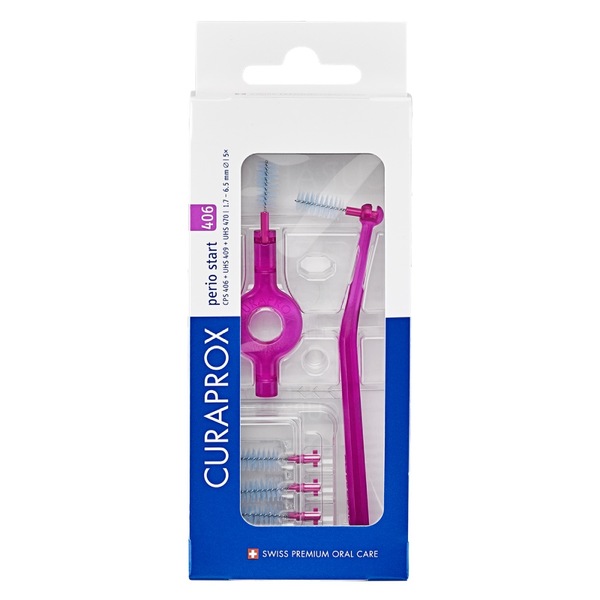 Curaprox CPS 406 Perio Start, medzobne ščetke (1 komplet) 