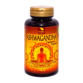 Natural Earth Ashwagandha Premium, prah (100 g)