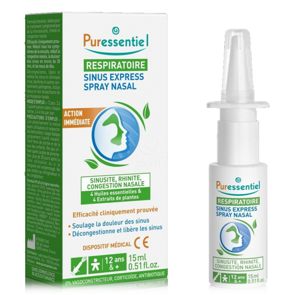 Puressentiel Respiratory Sinus Express, pršilo za nos (15 ml)