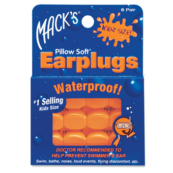 Mack's Pillow Soft Kids, otroški silikonski ušesni zamaški (6 parov)