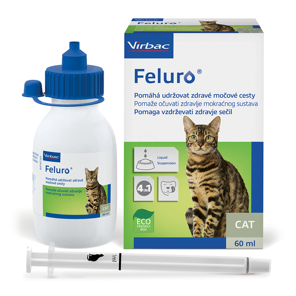 Feluro, dopolnilna krmna mešanica za mačke (60 ml)