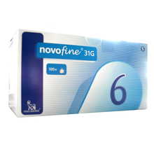 NovoFine 6 mm, igle (100 igel)