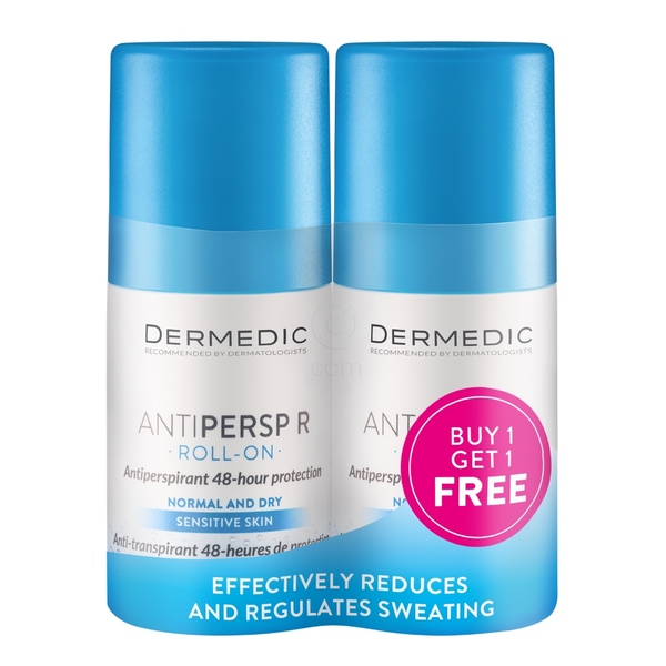 Dermedic Antipersp R, antiperspirant roll-on 48h (2 x 60 ml) 