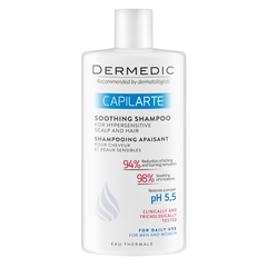 Dermedic Capilarte, pomirjujoč šampon za občutljivo in razdraženo lasišče (300 ml)